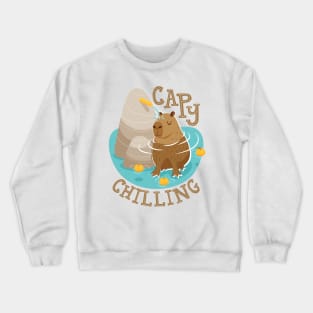 Capy Chilling Crewneck Sweatshirt